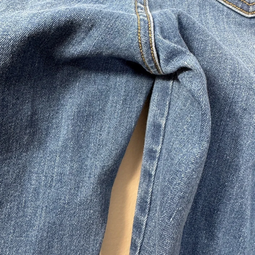 Spanx Flare Leg Jeans Size XL In Vintage Indigo Blue